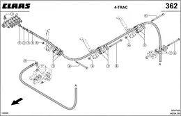 ГИДРОПРОВОДЫ, ПРИВОД ДВИЖЕНИЯ, 4-TRAC