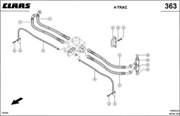 ГИДРОПРОВОДЫ, ПРИВОД ДВИЖЕНИЯ, 4-TRAC