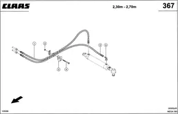 ГИДРОПРОВОДЫ, РУЛЕВОЙ ГИДРОЦИЛИНДР 2,30