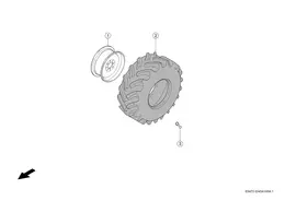 Шины, Ободы Сзади