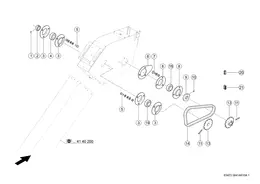 Antrieb Uberkehrelevatorkopf