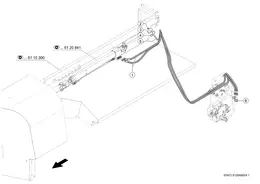 Выгрузная Труба Зернового Бункера, Линии