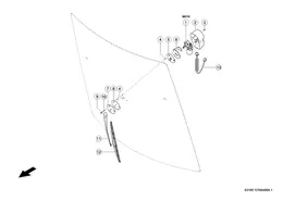 Стеклоочиститель Впереди