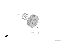 Шины, Ободы Сзади