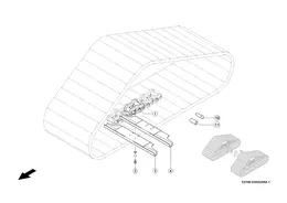 Гусеничная Цепь Стального Полугусеничного Движителя