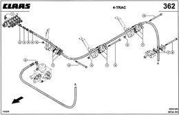 ГИДРОПРОВОДЫ, ПРИВОД ДВИЖЕНИЯ, 4-TRAC