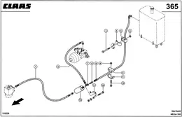 ГИДРОПРОВОДЫ, БАК - НАСОС-ДОЗАТОР