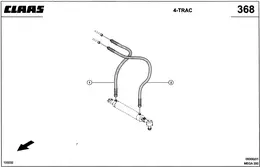 ГИДРОПРОВОДЫ, РУЛЕВОЙ ГИДРОЦИЛИНДР 4