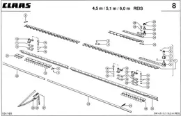 Пальцевый Брус 4,5M 5,1M 6,0M Рис