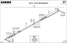 Мотовило-Горизонтальное Перемещение, Цилиндр Мотовила