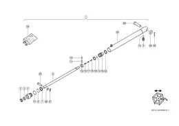 Гидравлический Цилиндр Мотовила, Горизонтальн.