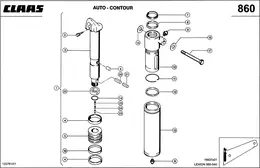 Гидравлический Цилиндр, Жатка - Поперечн