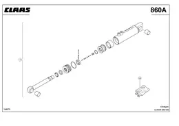 Гидравлический Цилиндр, Жатка-Поперечная Регулировка