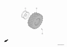 Шины, Ободы Сзади