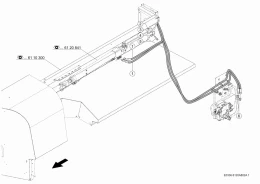 Выгрузная Труба Зернового Бункера, Линии