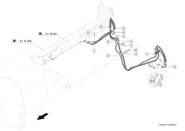 Выгрузная Труба Зернового Бункера, Линии
