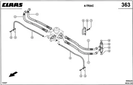 ГИДРОПРОВОДЫ, ПРИВОД ДВИЖЕНИЯ, 4-TRAC