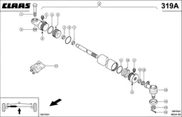 ЦИЛИНДР РУЛЕВОГО УПРАВЛЕНИЯ