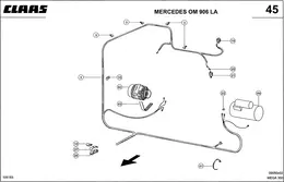 MERCEDES OM 906 LA, ЭЛЕКТРИКА ДВИГАТЕЛЯ